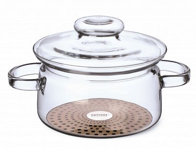 Каструля скляна з кришкою Exclusive Primo1,5 л (s6063/IND) Simax