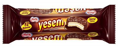 Печиво-сандвіч ULKER HALK з маршмеллоу покрите шоколадною глазур'ю 216 г