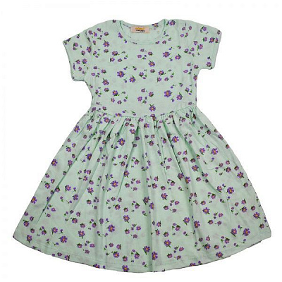 Сукня з квіточками 720011 р.110 блакитний