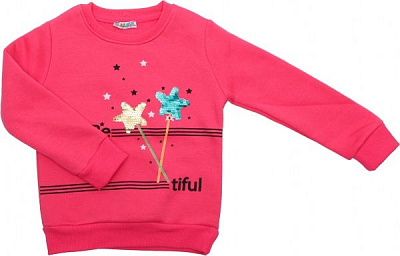 Свитшот ALG р.116 темно-розовый 621445 