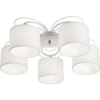 Люстра Victoria Lighting 5x60 Вт E27 хром/белый Cindy