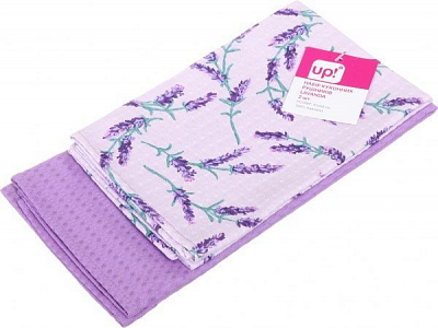 Набор полотенец вафельных Lavanda 60x45 см лавандовый UP! (Underprice) 
