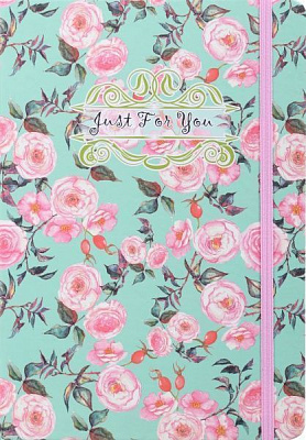 Книга для нотаток Just for you (rose roses) А5 80 аркушів