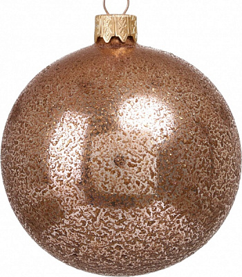 Куля новорічна одноколірна d 80 мм в асортименті .0181