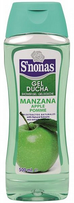 Гель для душа S'nonas Яблоко 500 мл