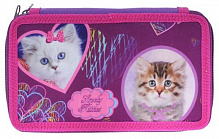 Пенал 2-ярусный Lovely Kitties 99501 CLASS розовый