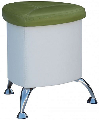 Пуф Берегиня Эспрессо зелено-белый