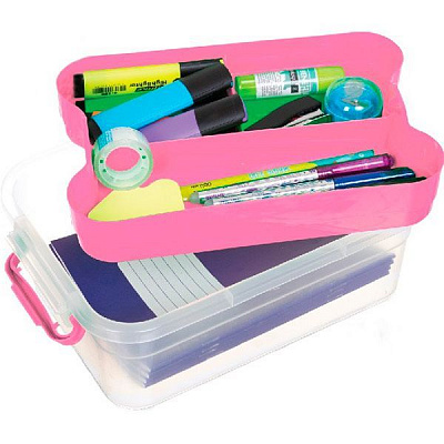 Контейнер с вкладышем Nota Bene 3,8 л розовый 105x280x195 мм