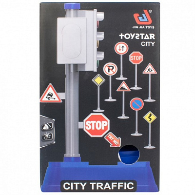 Игровой набор Shantou Светофор и дорожные знаки 666-03Q