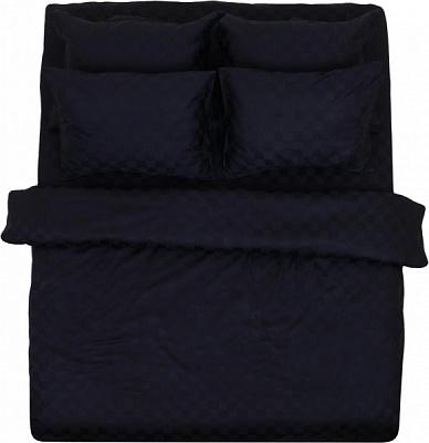 Комплект постельного белья Mishalle евро черный Ideal 