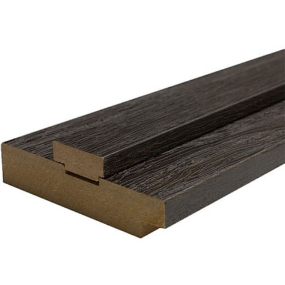 Дверная коробка ОМіС ПВХ под добор ПВХ 80х33 мм венге