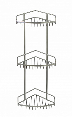 Полочка угловая VOLVER 3-ярусная SS 42103