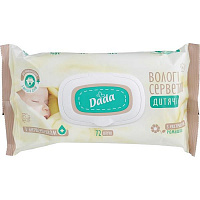 Детские влажные салфетки Dada с экстрактом ромашки 72 шт.