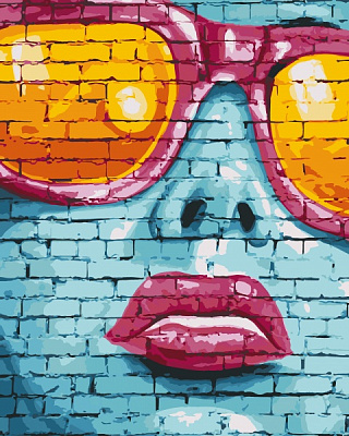 Картина по номерам Street art girl 10248-AC 40х50 см ArtCraft 