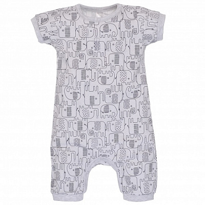 Полукомбинезон для мальчика Татошка р.86 серый с рисунком 16105слн 