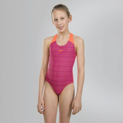 Купальник Speedo Allover Splashback 8-07386C593 р.32 рожевий