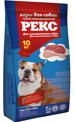 Корм РЕКС для малоактивних собак 10 кг 18318
