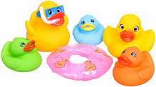 Ігровий набір для ванної MERX Limited каченята в сітці кольорові MX0263294
