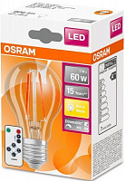 Лампа світлодіодна Osram FIL Dimmable A60 7 Вт E27 2700 К 220 В прозора 4058075269644 