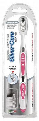Зубная щетка Silver Care One отбеливающая жесткая 1 шт.