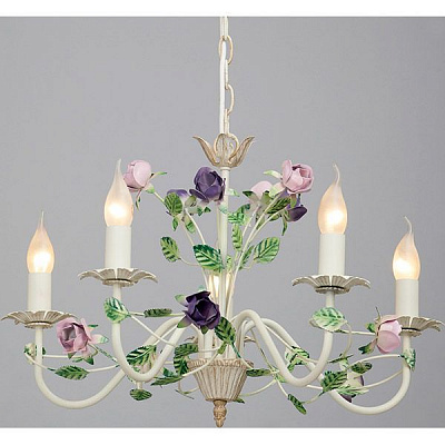 Люстра подвесная Vitaluce 5xE14 бежевый V1184/5 