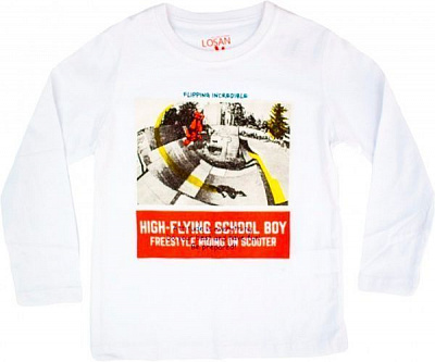 Футболка LOSAN р.104 білий 1355