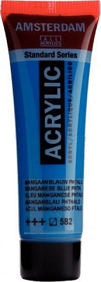Краска акриловая марганец фталово-синий 582 20 мл Amsterdam Standart Royal Talens