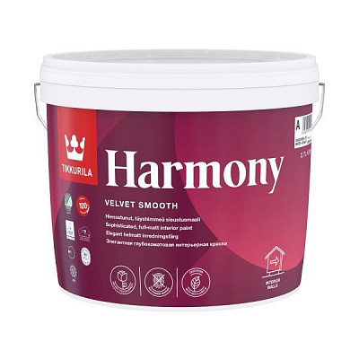 Краска акрилатная TIKKURILA Harmony база С глубокий мат 3,5кг