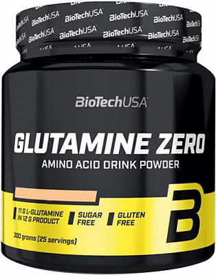 Глютамин BioTech Glutamine Zero ледяной чай-персик 300 г 