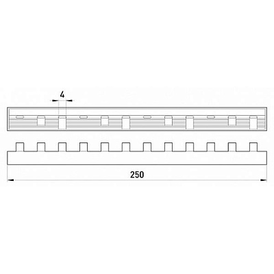 Шина соединительная  E.next (е.bc.stand.3.12.63) 3 п 63 А 12 модулей s017008