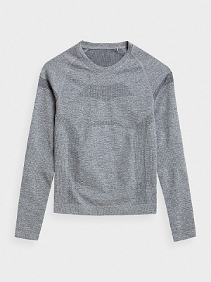 Футболка с длинным рукавом 4F H4Z21-BIDB030BG-27M р.L/XL светло-серый