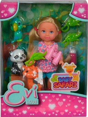 Кукольный набор Simba Эви Африканские животные 5733043