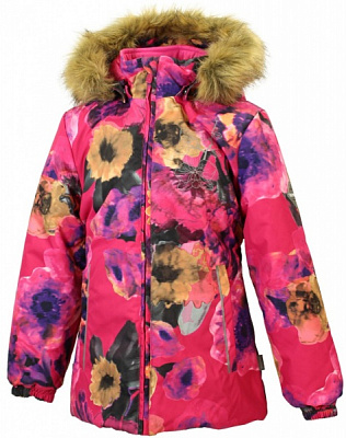 Куртка дитяча для дівчинки HUPPA Loore р.128 рожевий 81763