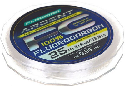 Леска Flagman Ardent Fluorocarbon 25м 0,35мм 10,8кг