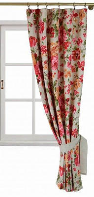 Штора РОУЗ Цветы большие La Nuit