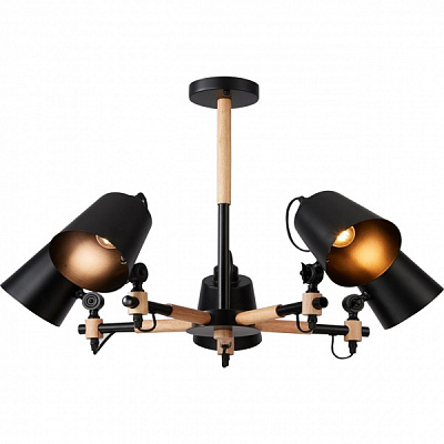 Підвіс Hopfen LOFT LTR 5x40 Вт Е27 чорний