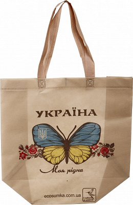 Экосумка с петлевой ручкой Украина моя родная ТМ 
