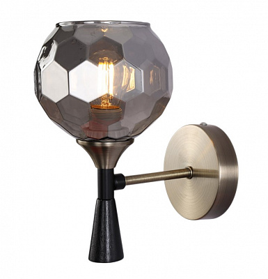 Бра WunderLicht Novella 60 Вт Е27 черный/бронзовый KK2254-11