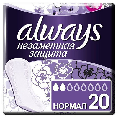 Прокладки щоденні Always Everyday Fresh&Protect normal 20 шт.