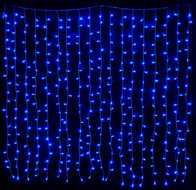 Электрогирлянда-штора SHLigts (OLDCL500-B-E) встроенный светодиод (LED) 500 ламп 1,5 м 