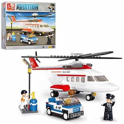 Конструктор Sluban Авиация: Вертолет M38-B0363