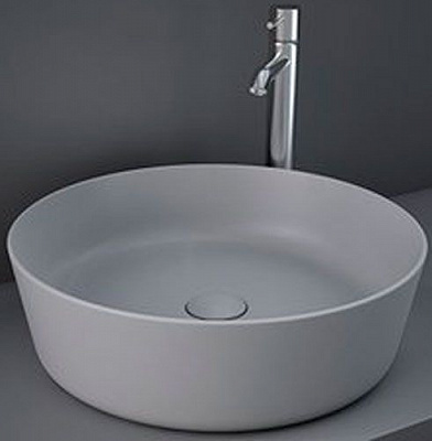 Умивальник R.A.K. на столешню FEELING 42 см сірий матовий