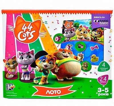 Гра настільна Vladi Toys Лото. 44 Коти VT8055-13