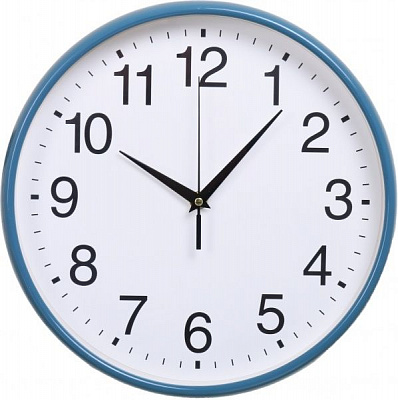 Годинник настінний Trice 30 см синій Ningbo Royal Clock