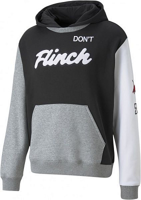 Джемпер Puma Combine Hoodie 53210203 р. L черно-белый с серым