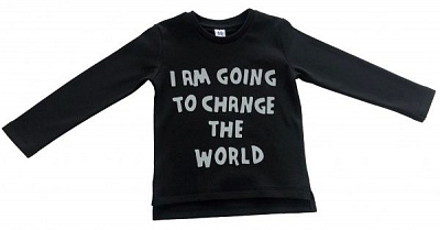 Джемпер детский Roksana Слова р.110-116 черный 1068/22007 