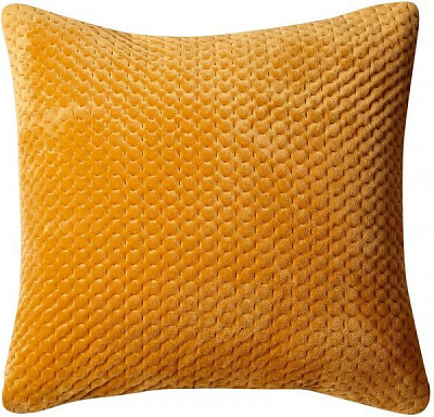 Подушка декоративна 3D Velvet 45x45 см вохра La Nuit