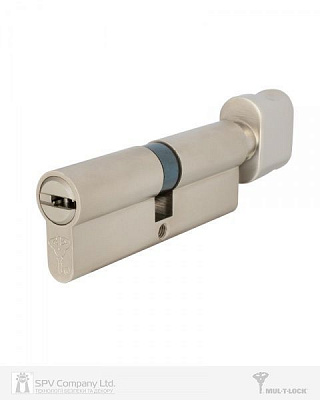 Циліндр Mul-T-Lock INTEGRATOR 55x35 ключ-вороток 90 мм нікель