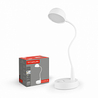 Настільна лампа акумуляторна TITANUM LED 012W 1200mAh 7 Вт білий 28343
