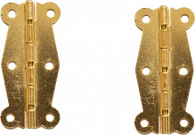 Петля декоративна фігурна золото півоберта 52х25 мм 2 шт. 